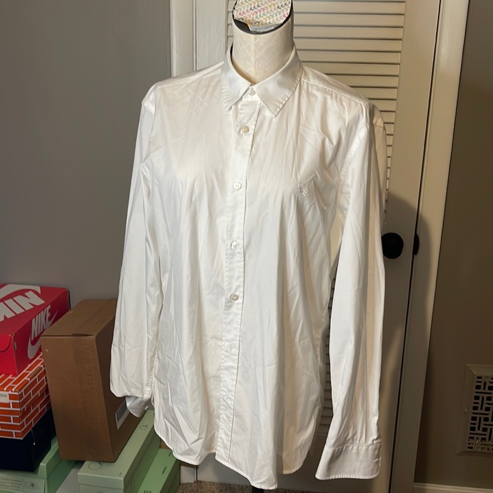 Large Burberry button down
